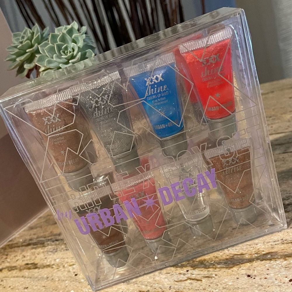 vintage original URBAN DECAY Triple X Cooling XXX LIP GLOSS8-TUBE SET sealed NEW